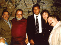 Sergio Leone, Clay Cassius (Ali Mohammed) e Robert De Niro