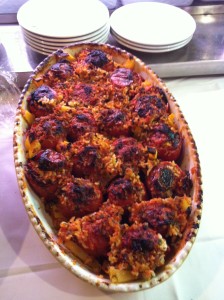 Pomodori con riso - pranzo di ferragosto a Roma