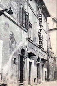 Trastevere, via benedetta, Roma - anni 60